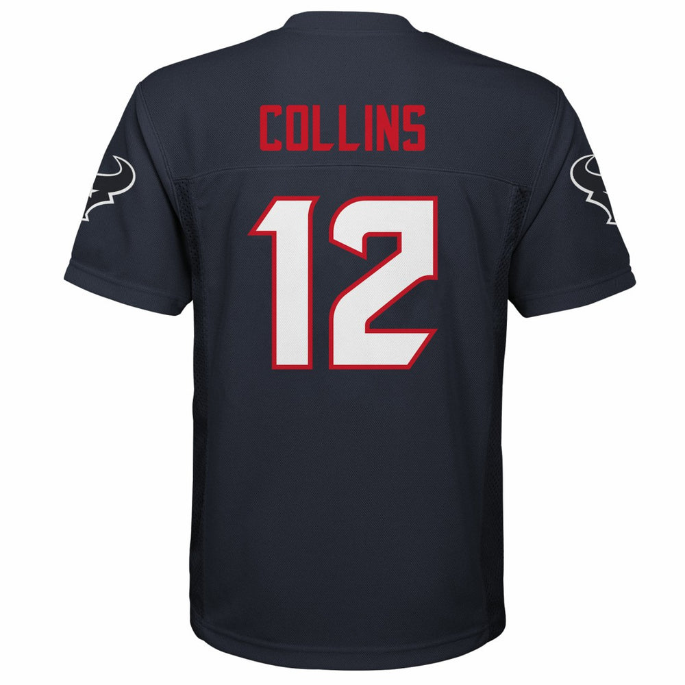 Nico Collins Houston Texans Youth Replica Player Jersey - Navy outlet