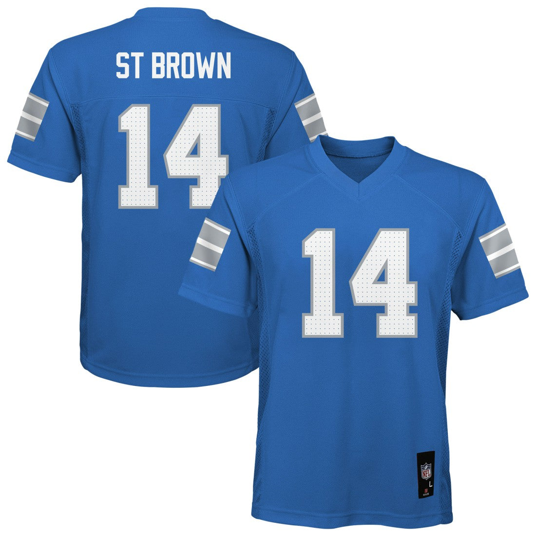 Amon-Ra St. Brown Detroit Lions Outerstuff Preschool Replica Player Jersey - Blue discount