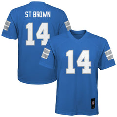 Amon-Ra St. Brown Detroit Lions Outerstuff Preschool Replica Player Jersey - Blue discount