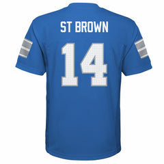 Amon-Ra St. Brown Detroit Lions Outerstuff Preschool Replica Player Jersey - Blue discount
