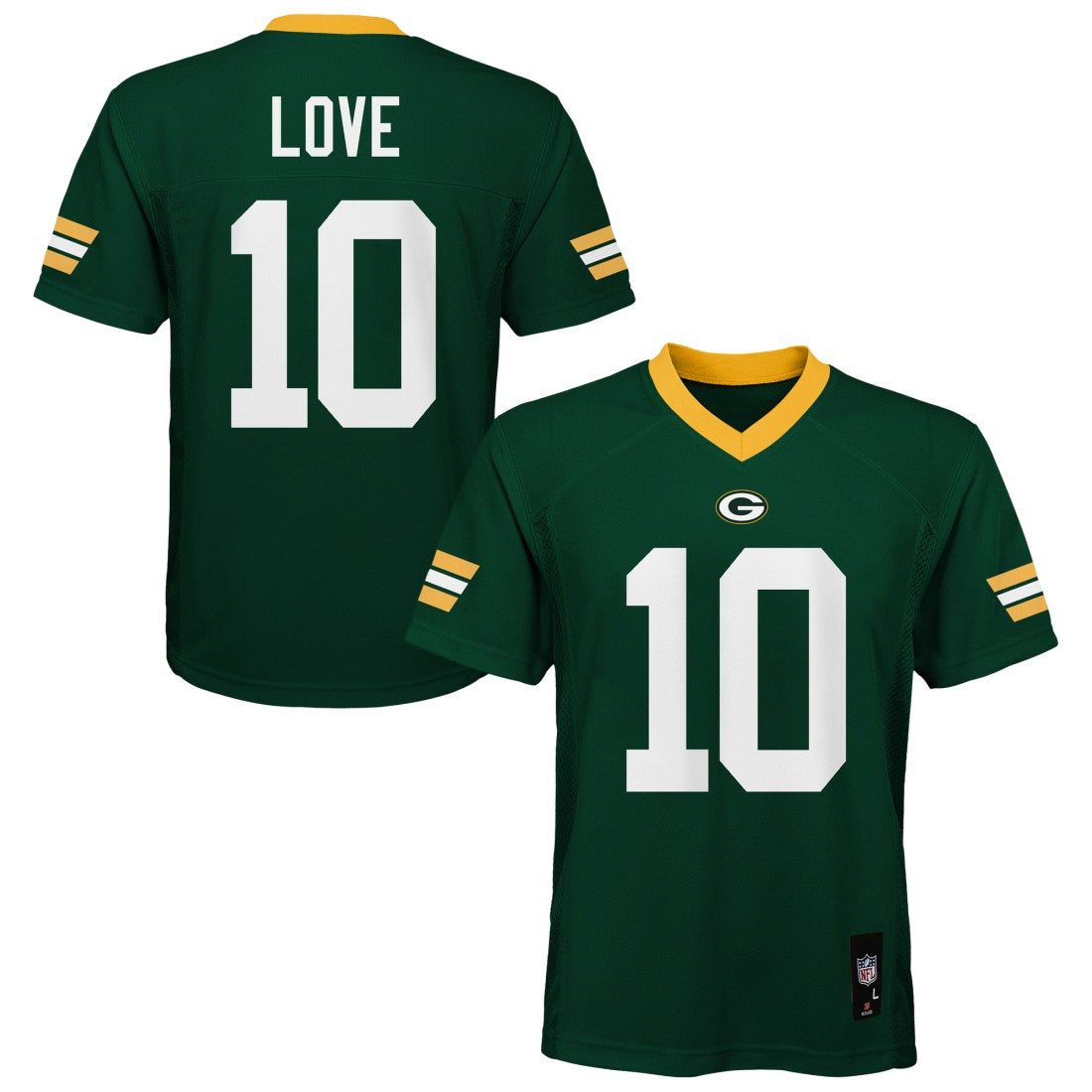 Jordan Love Green Bay Packers Outerstuff Preschool Replica Player Jersey - Green on sale