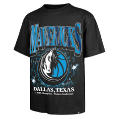 Dallas Mavericks '47 Past Champs Collection Flashbulb Foundation T-Shirt sale - Black cheap