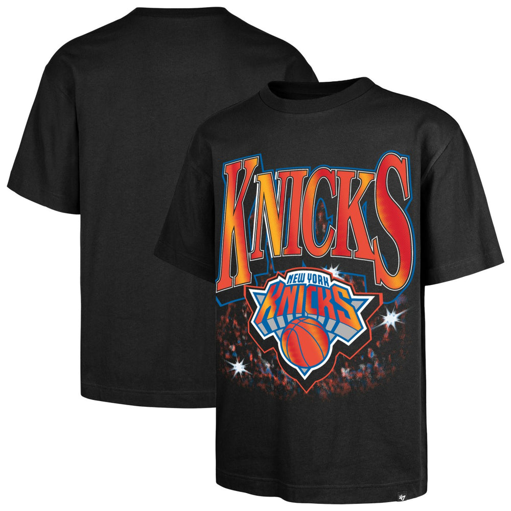 New York Knicks '47 Past Champs Collection Flashbulb Foundation T-Shirt - Black sale