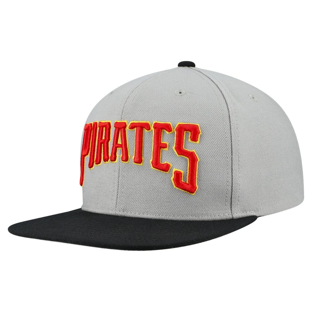 Pittsburgh Pirates Cooperstown Collection Basic Flip Snapback Hat Gray