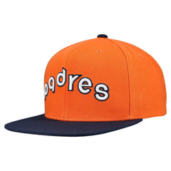 San Diego Padres Cooperstown Collection Basic Flip Snapback Hat Orange