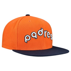 San Diego Padres Cooperstown Collection Basic Flip Snapback Hat Orange