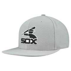 Chicago White Sox Cooperstown Collection Basic Flip Snapback Hat Gray