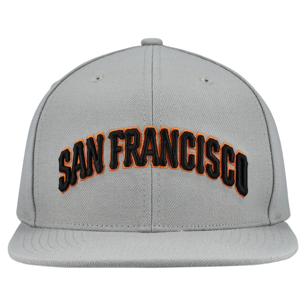 San Francisco Giants Cooperstown Collection Basic Flip Snapback Hat Gray