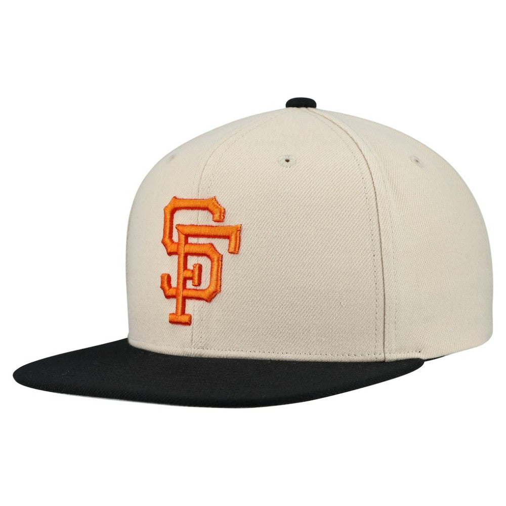 San Francisco Giants Cooperstown Collection Basic Flip Snapback Hat Cream