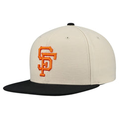 San Francisco Giants Cooperstown Collection Basic Flip Snapback Hat Cream