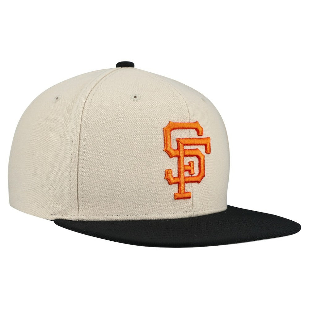 San Francisco Giants Cooperstown Collection Basic Flip Snapback Hat Cream