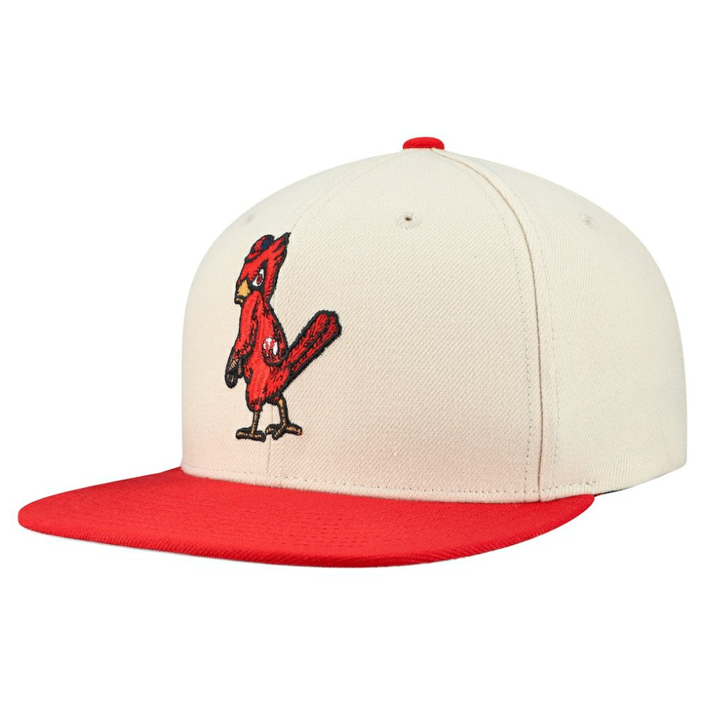 St. Louis Cardinals Cooperstown Collection Basic Flip Snapback Hat Cream