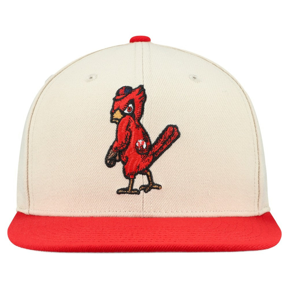 St. Louis Cardinals Cooperstown Collection Basic Flip Snapback Hat Cream