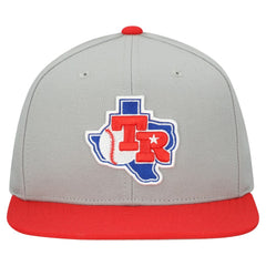 Texas Rangers Cooperstown Collection Basic Flip Snapback Hat Gray
