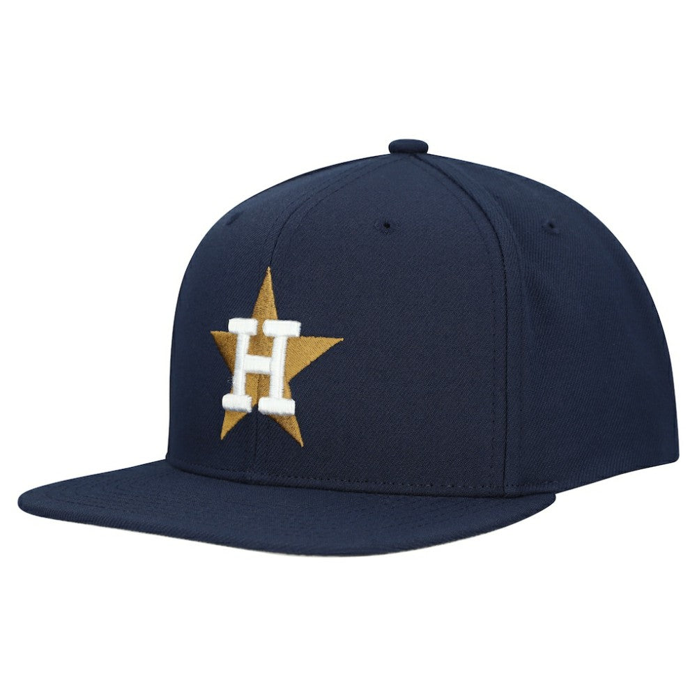Houston Astros Cooperstown Collection Basic Flip Snapback Hat Navy
