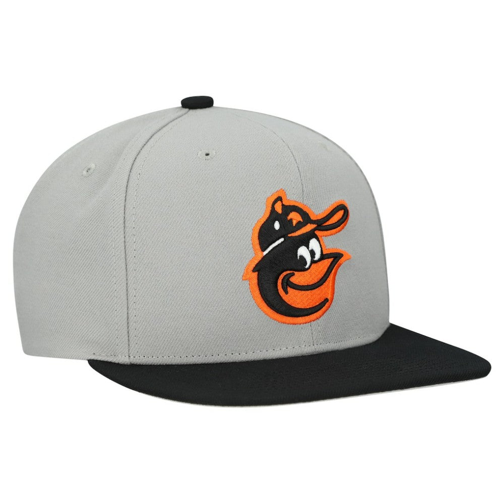 Baltimore Orioles Cooperstown Collection Basic Flip Snapback Hat Gray