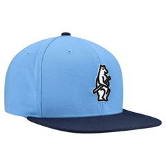 Chicago Cubs Cooperstown Collection Basic Flip Snapback Hat Light Blue