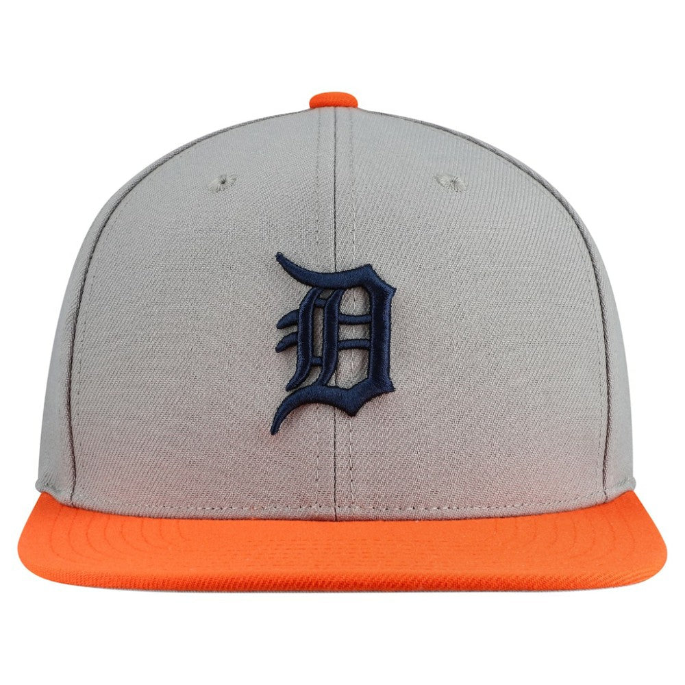 Detroit Tigers Basic Flip Snapback Hat Gray