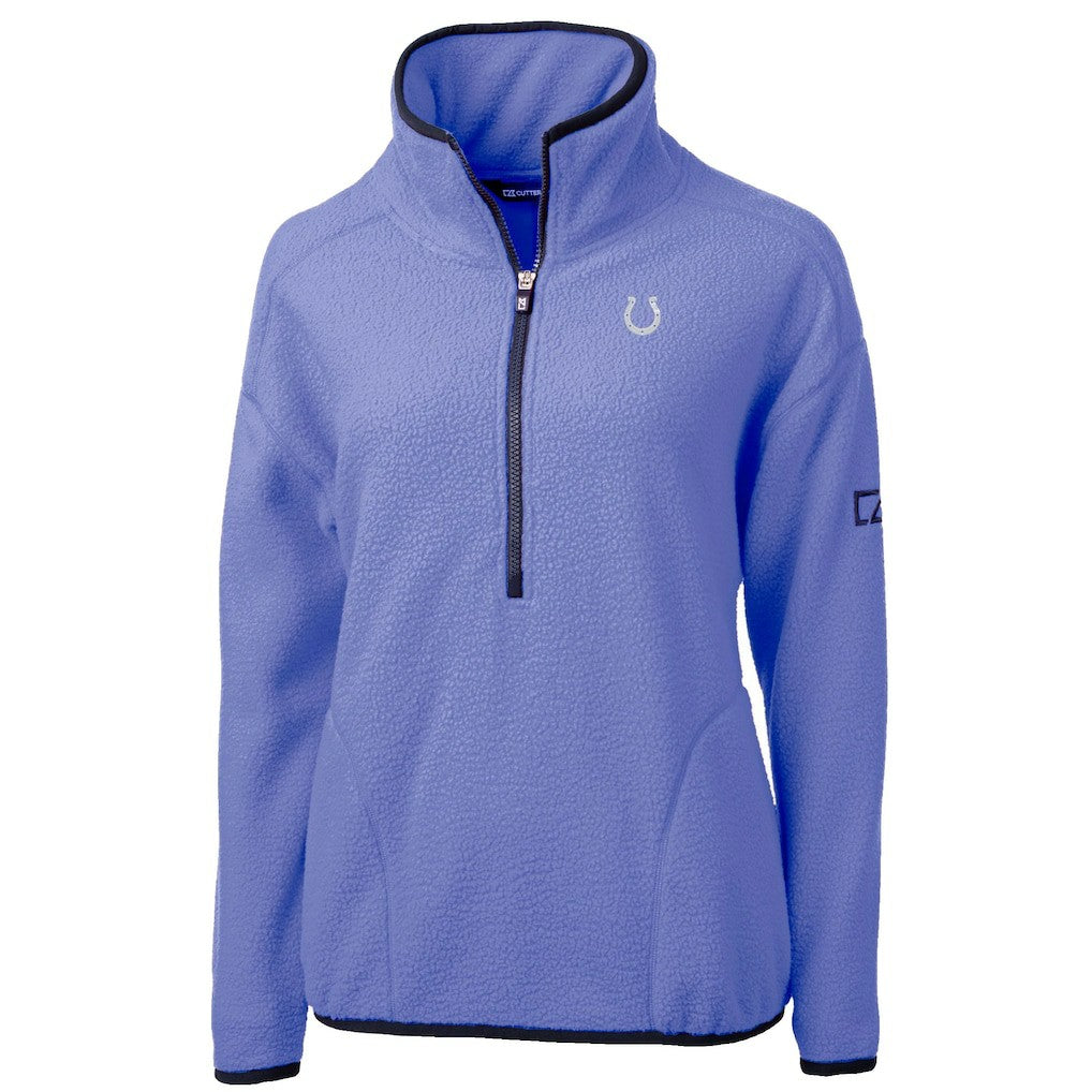 Indianapolis Colts Cutter & Buck Women's Cascade Eco Fleece Half-Zip Jacket - Lavender discount