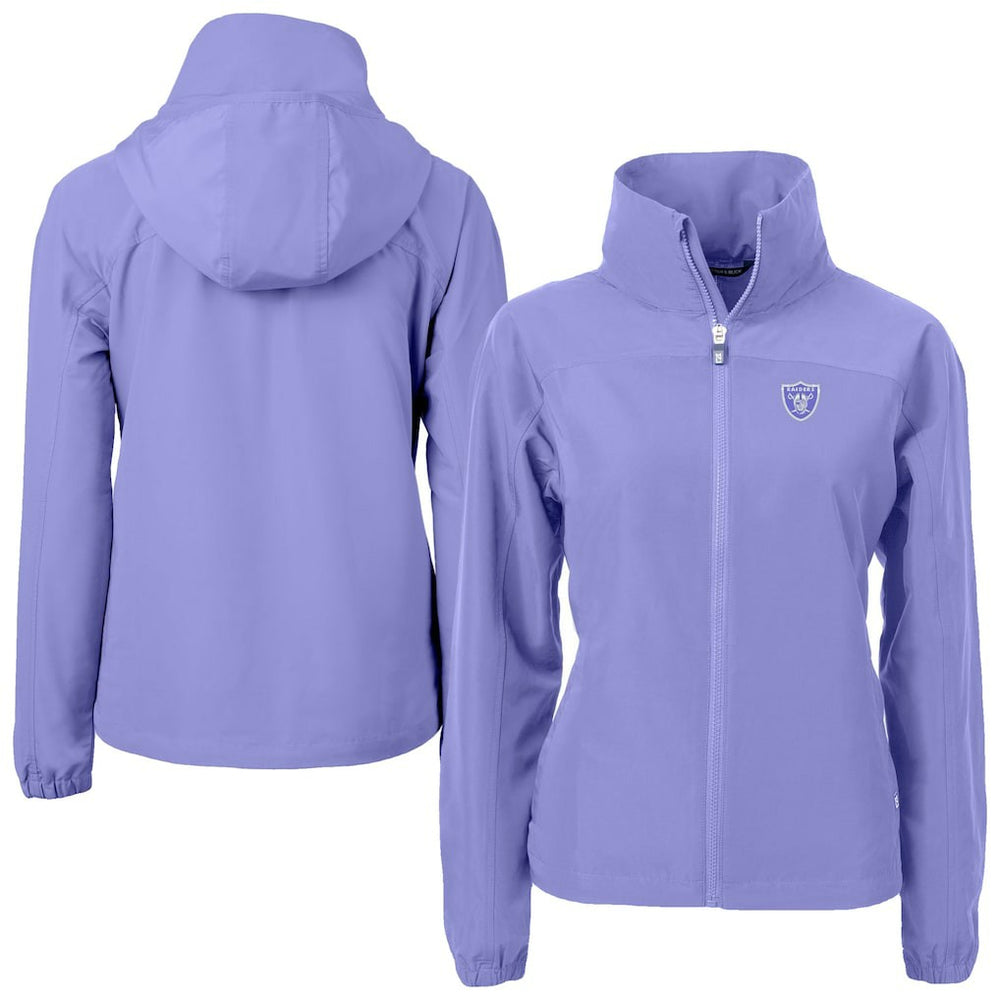 Las Vegas Raiders Cutter & Buck Women's Charter Eco Recycled Full-Zip Jacket - Purple outlet