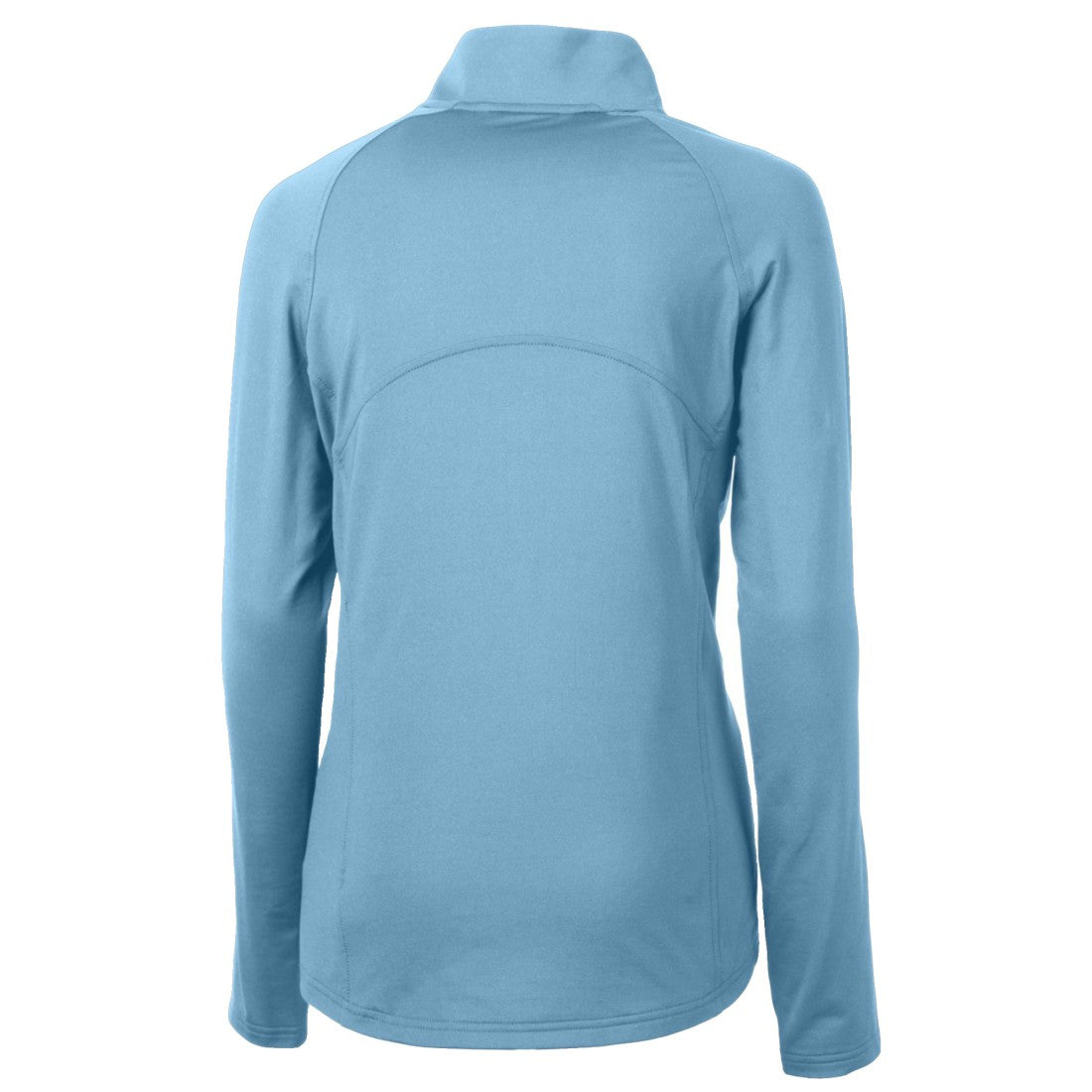 Green Bay Packers Cutter & Buck Women's Adapt Eco Knit Stretch Recycled Half-Zip Top - Powder Blue online