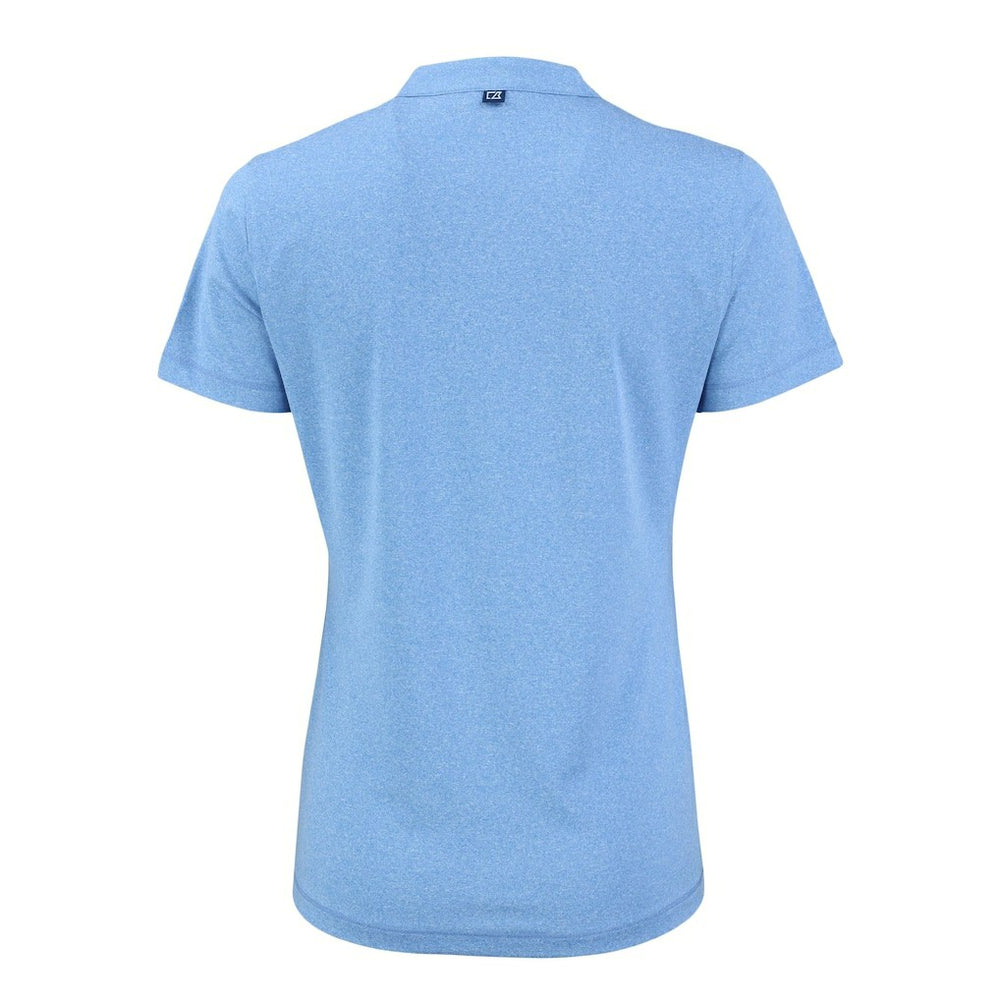 Green Bay Packers Cutter & Buck Women's Forge Heathered Stretch Blade Top - Powder Blue for sale