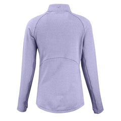 Denver Broncos Cutter & Buck Women's Peshastin Eco Fleece Recycled Half-Zip Top - Purple discount