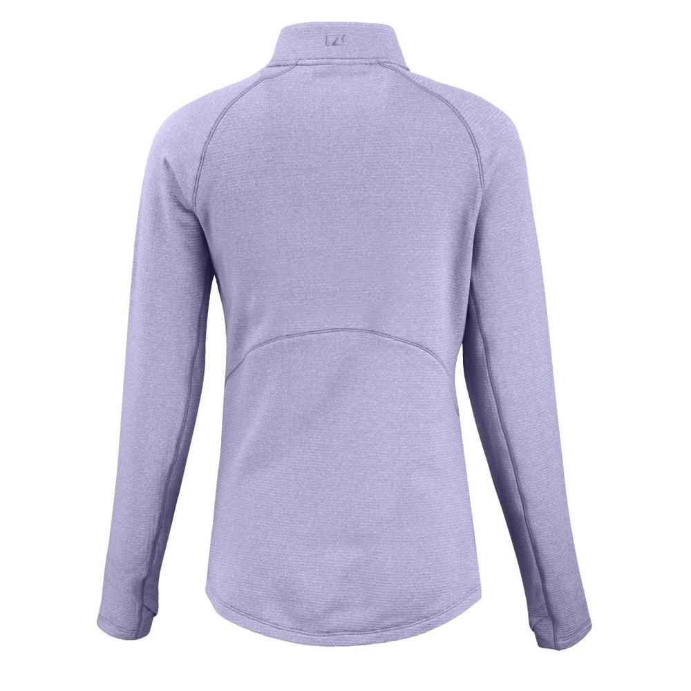 Houston Texans Cutter & Buck Women's Peshastin Eco Fleece Recycled Half-Zip Top - Purple outlet
