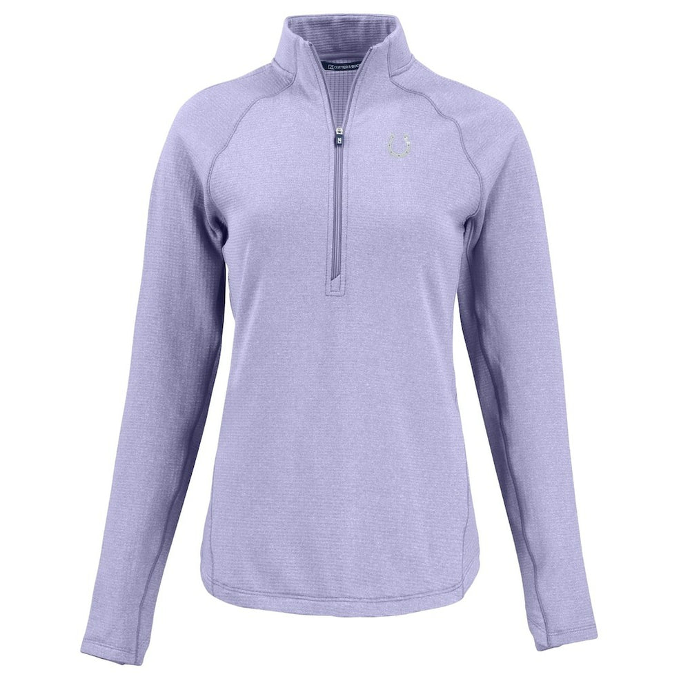 Indianapolis Colts Cutter & Buck Women's Peshastin Eco Fleece Recycled Half-Zip Top - Purple outlet