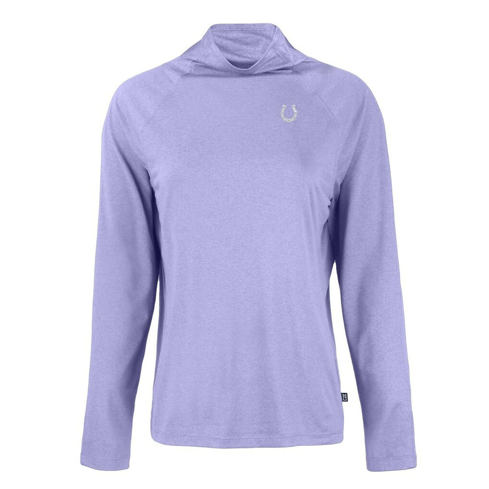 Indianapolis Colts Cutter & Buck Women's Coastline Epic Comfort Eco Recycled Funnel Neck Top - Purple cheap