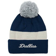 Dallas Cowboys Outerstuff Youth Modern Fan Cuffed Knit Hat with Pom - Navy on sale
