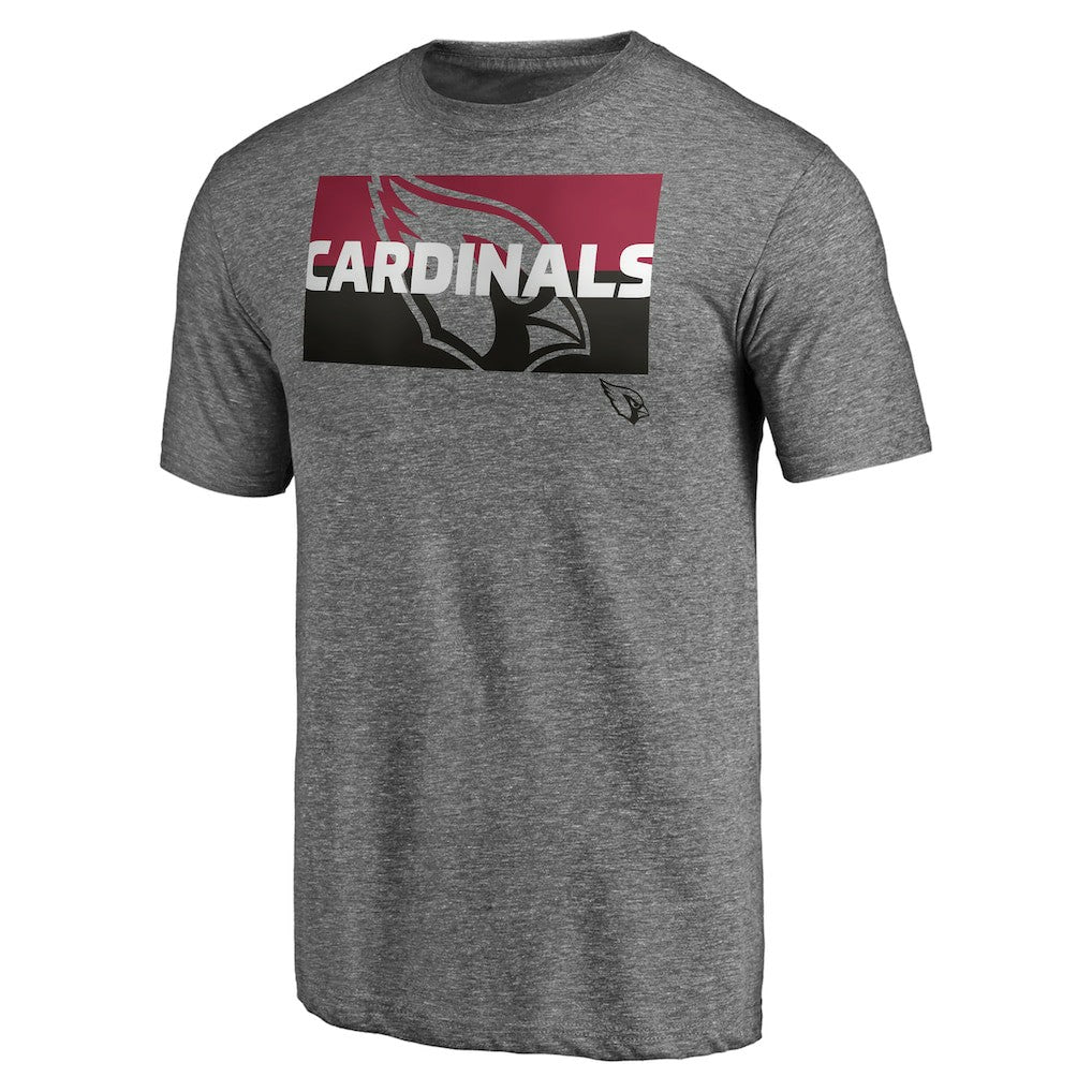 Arizona Cardinals Square Off Tri-Blend T-Shirt - Heather Gray sale