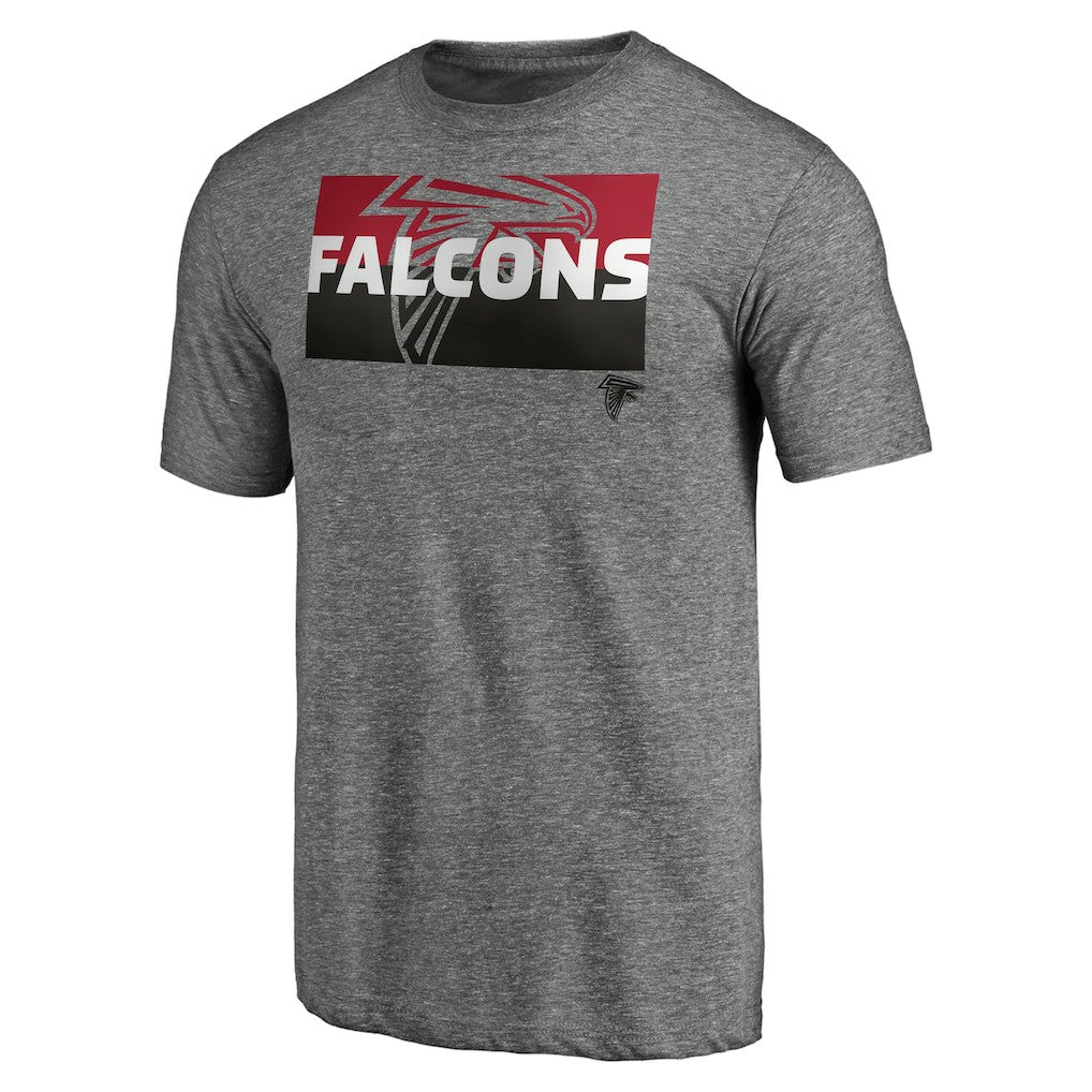 Atlanta Falcons Square Off Tri-Blend T-Shirt - Heather Gray for sale