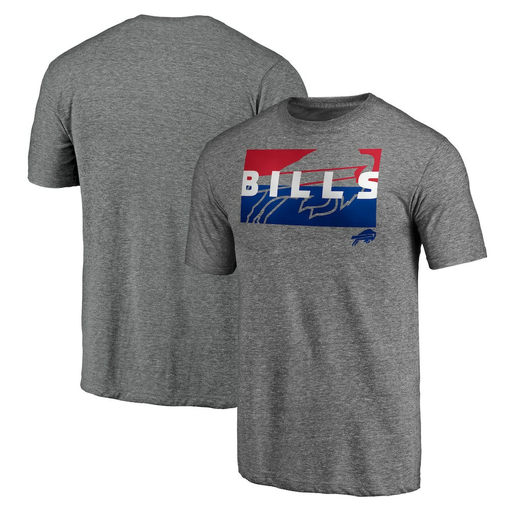 Buffalo Bills Square Off Tri-Blend T-Shirt - Heather Gray online