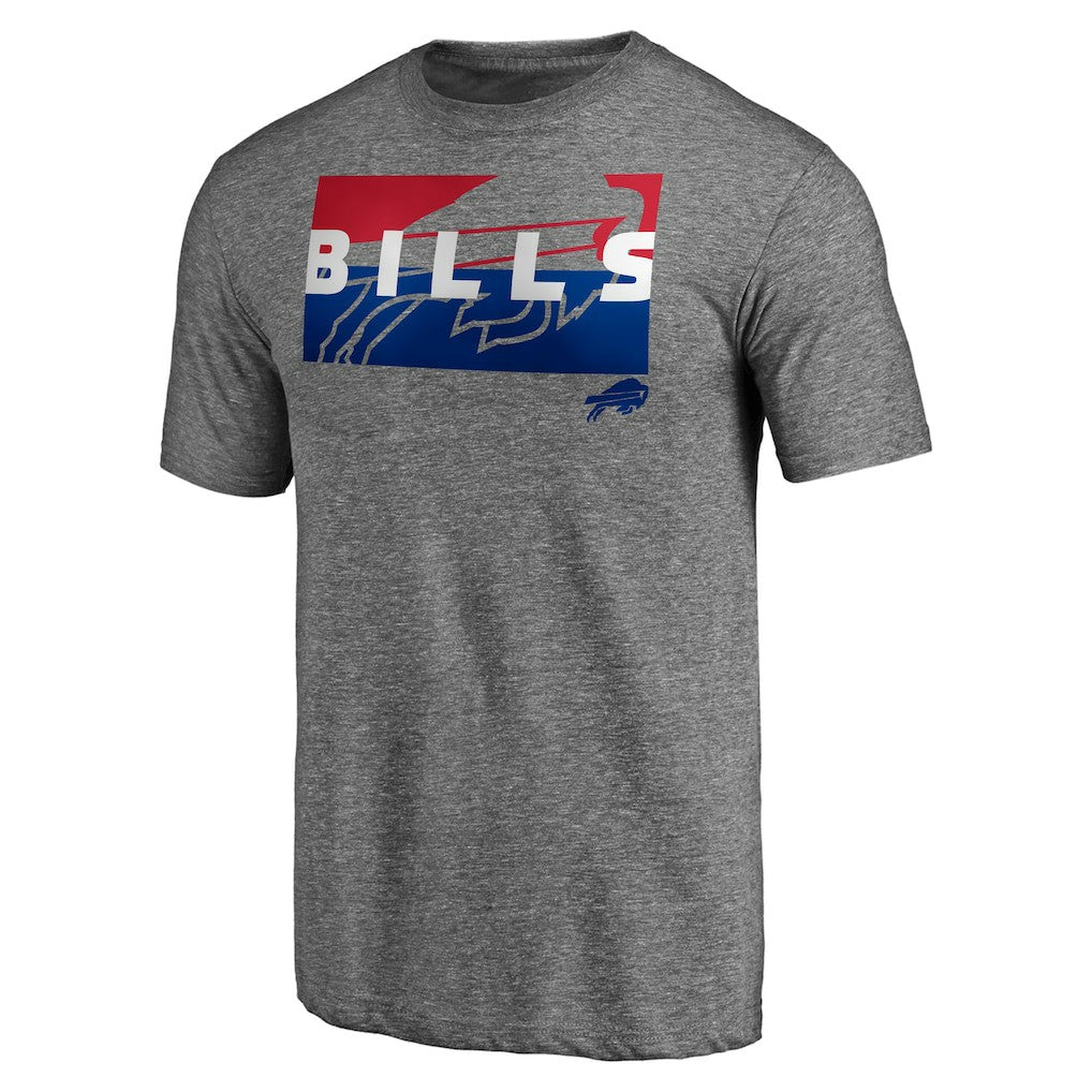Buffalo Bills Square Off Tri-Blend T-Shirt - Heather Gray online