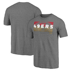 San Francisco 49ers Square Off Tri-Blend T-Shirt - Heather Gray sale