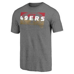 San Francisco 49ers Square Off Tri-Blend T-Shirt - Heather Gray sale