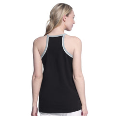 Los Angeles Kings G-III 4Her by Carl Banks Women's Curveball Racerback Scoop Neck Slub Tank Top - Black Tank Top