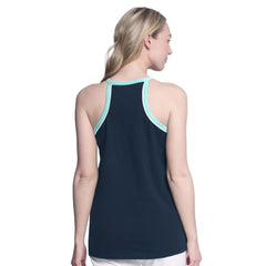 Seattle Kraken G-III 4Her by Carl Banks Women's Curveball Racerback Scoop Neck Slub Tank Top - Navy Tank Top