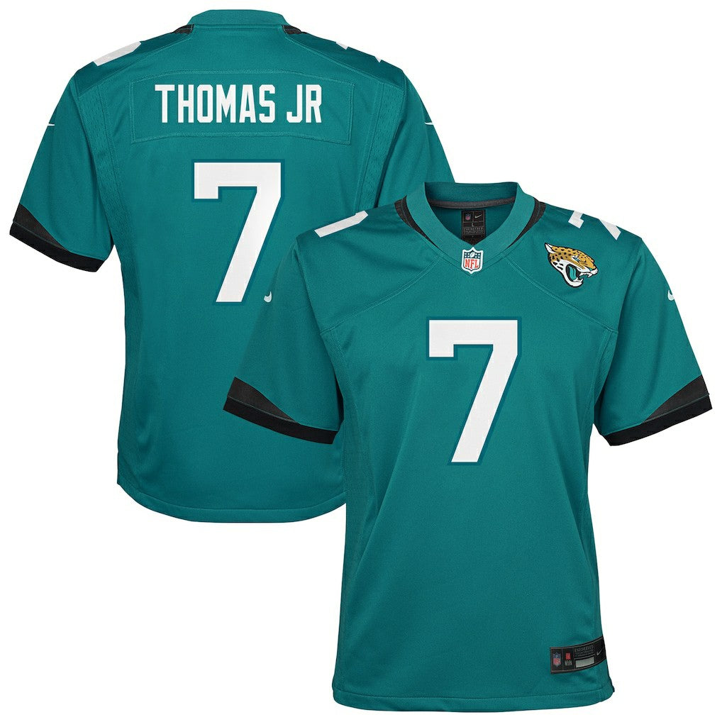 Brian Thomas Jr. Jacksonville Jaguars Youth Team Game Jersey - Teal online