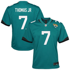 Brian Thomas Jr. Jacksonville Jaguars Youth Team Game Jersey - Teal online