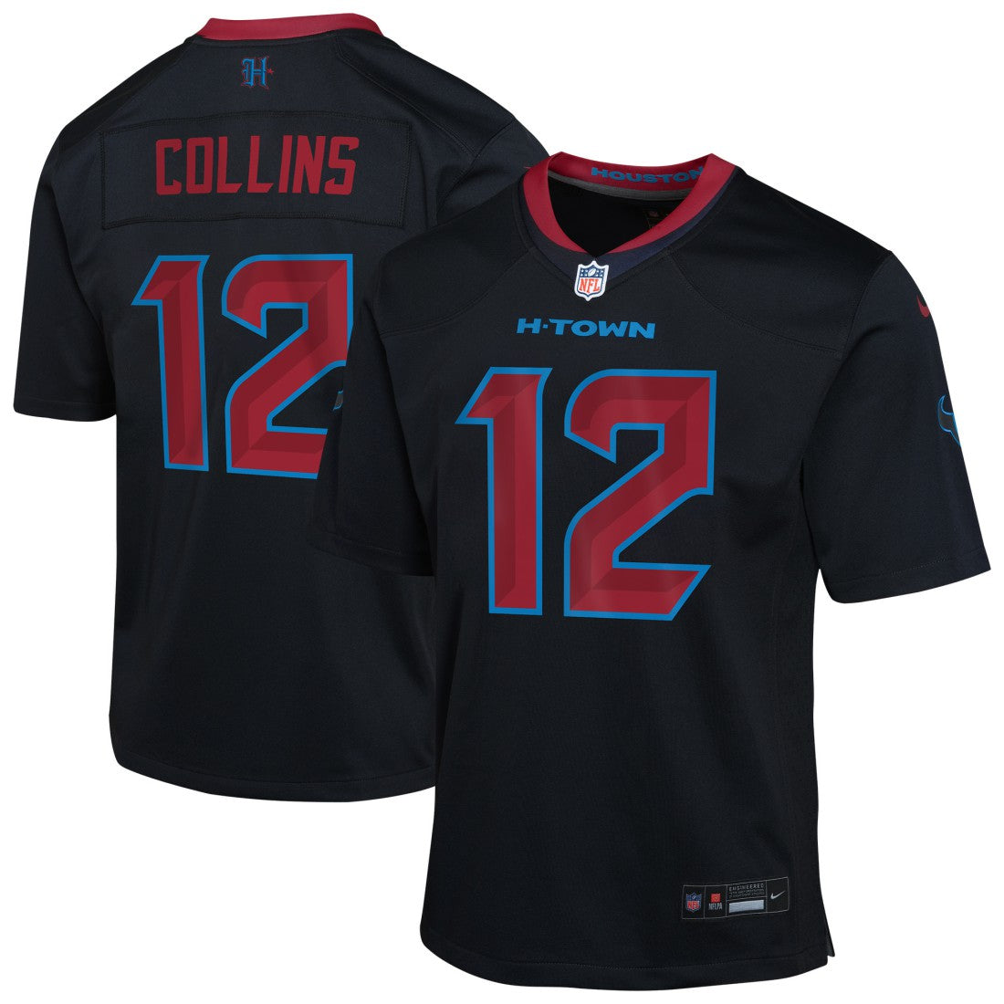 Nico Collins Houston Texans Youth Alternate Game Jersey - Navy discount