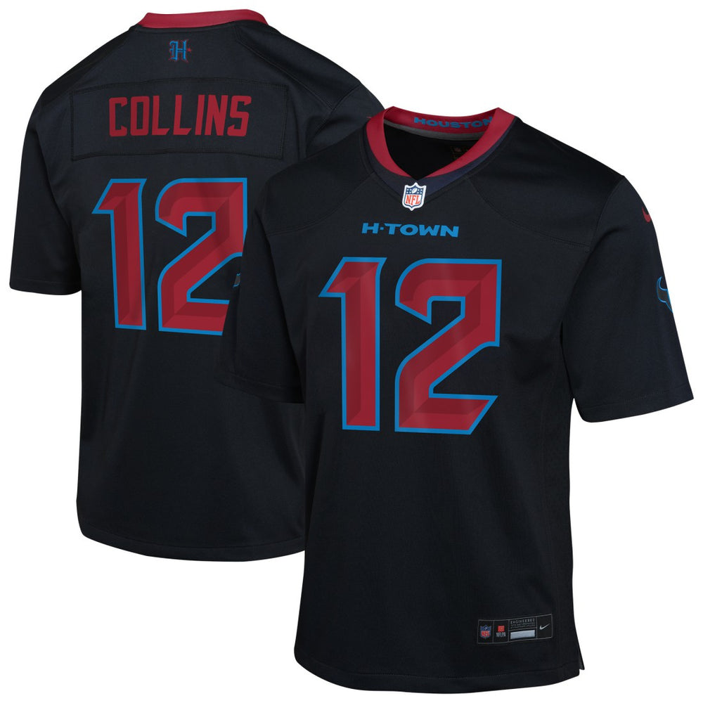 Nico Collins Houston Texans Youth Alternate Game Jersey - Navy discount