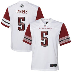 Jayden Daniels Washington Commanders Youth Game Jersey - White online
