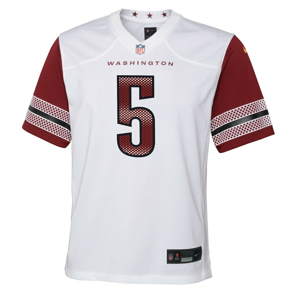 Jayden Daniels Washington Commanders Youth Game Jersey - White online