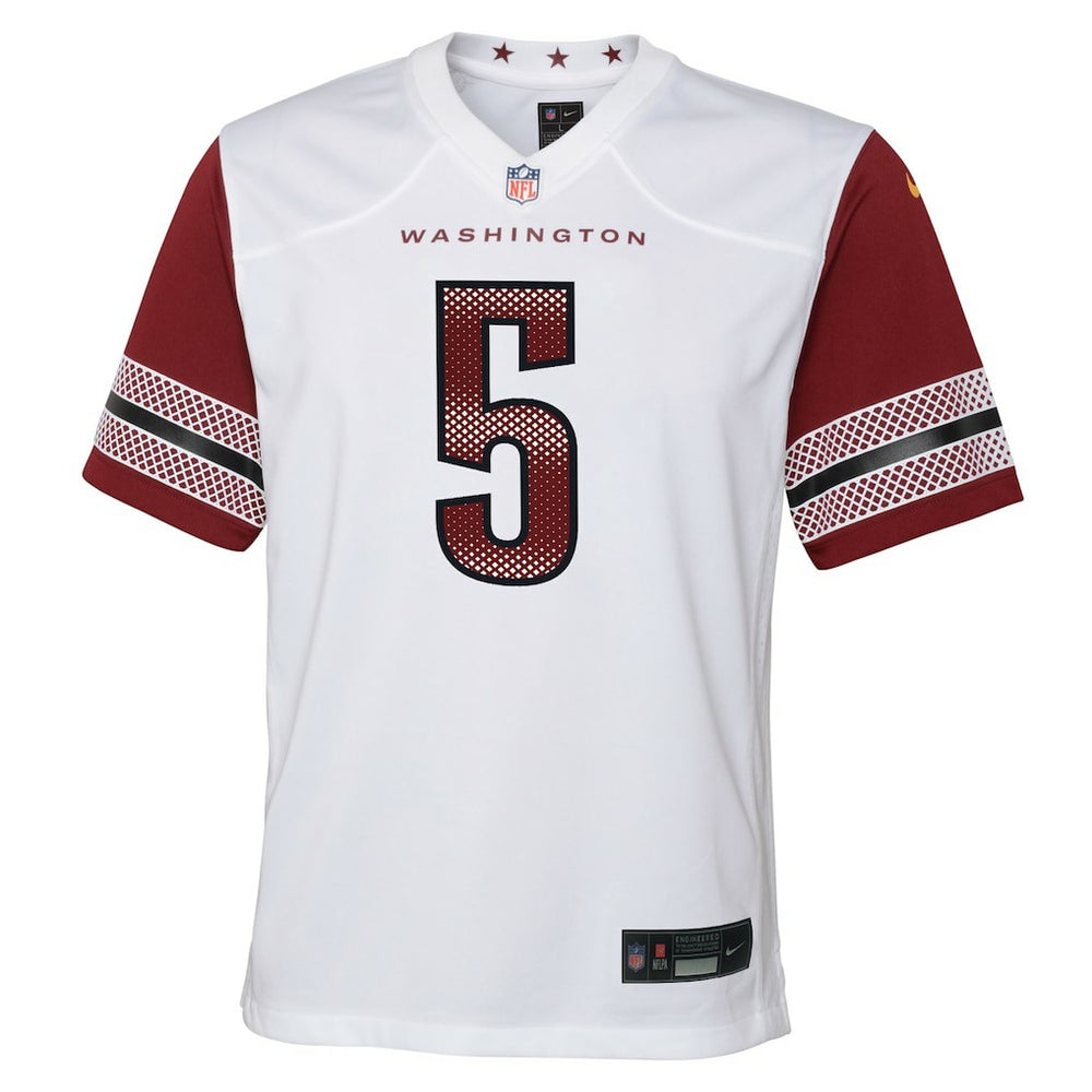 Jayden Daniels Washington Commanders Youth Game Jersey - White online