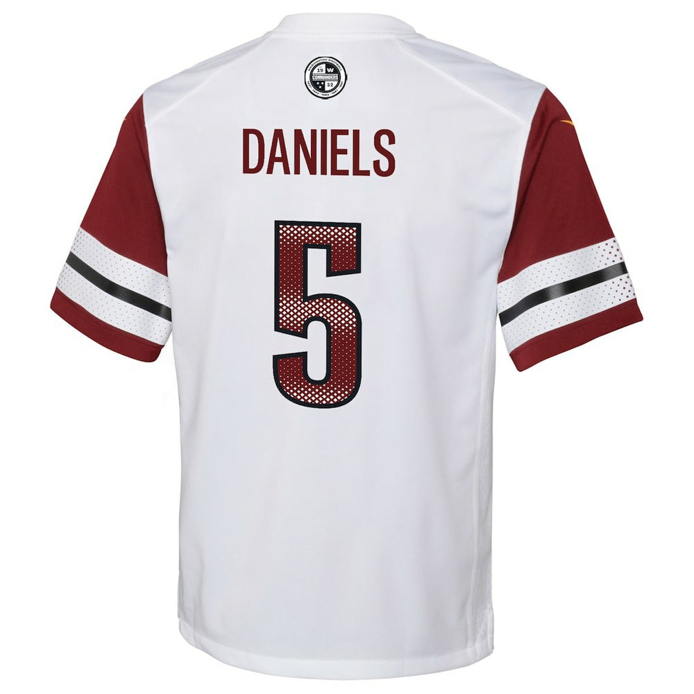 Jayden Daniels Washington Commanders Youth Game Jersey - White online