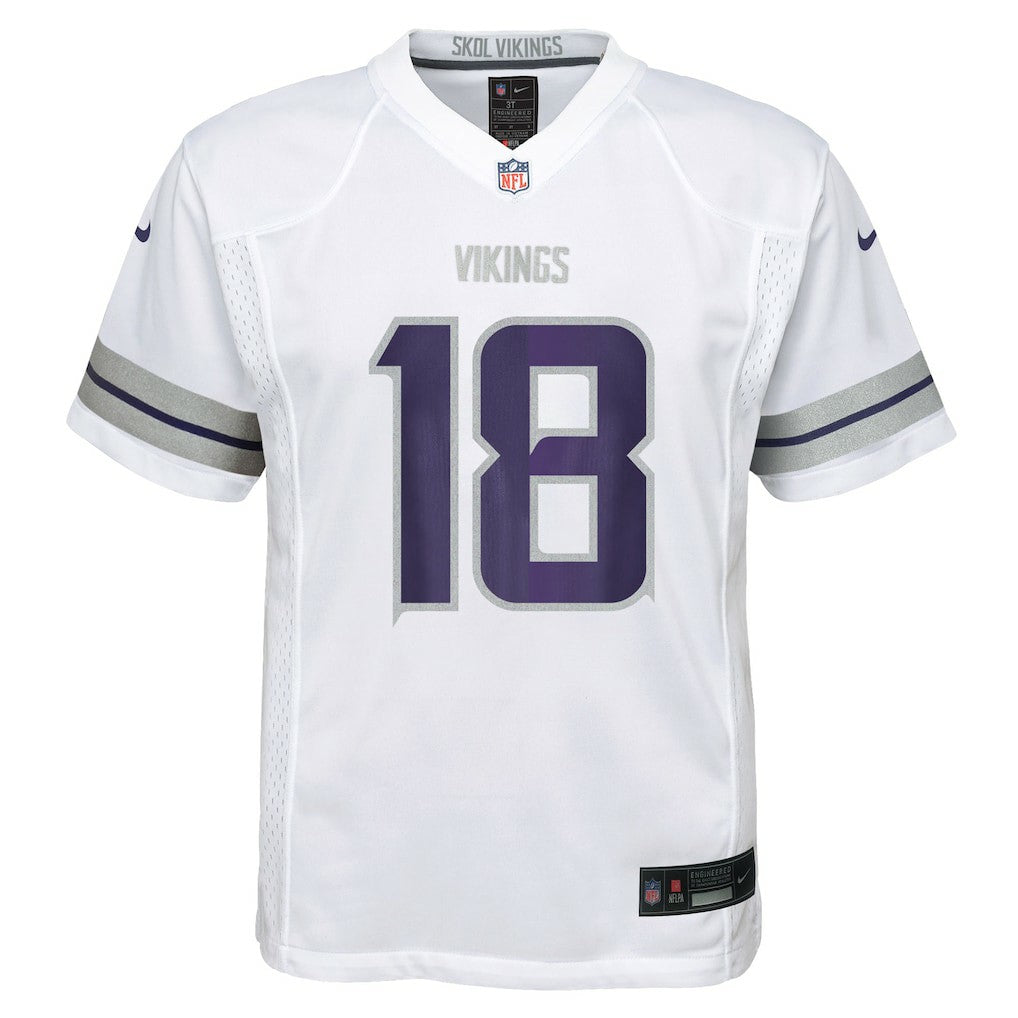 Justin Jefferson Minnesota Vikings Preschool Alternate Player Game Jersey - White outlet