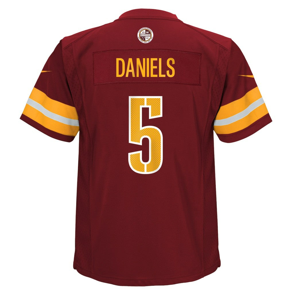 Jayden Daniels Washington Commanders Preschool Team Player Game Jersey - Burgundy sale