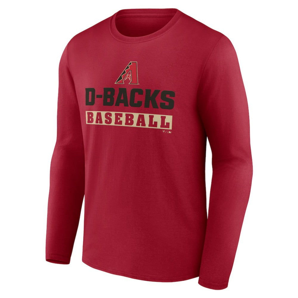Arizona Diamondbacks Let's Go Long Sleeve T-Shirt Red
